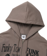 ピクトリアルジップアップフーディ / PICTORIAL ZIP UP HOODIE ASH(CV2DSUM403A)