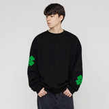 [UNISEX] マルチクローバー スマイルドローイングスウェットシャツ
