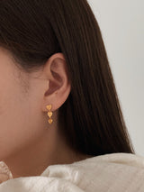 [925silver] メロディーハートピアス / [925silver] Melody heart earrings