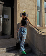 ダーティーウォッシングワイドデニム / (UNISEX) Dirty washing wide denim