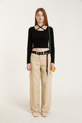 COTTON CARGO PANTS