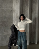 Rough Cargo Denim Wide Pants