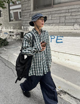 No.0320 needle check SHIRT