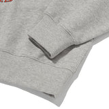 WITTY BUNNY RUGBY PLAYER GRAPHIC SWEATSHIRT [MELANGE GRAY]