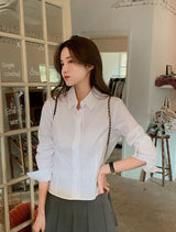 FV Basic Slim Line Crop Shirt (5color)