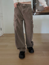 ミドル ウェスト カーゴパンツ / no.5176 Middle Waist Cargo Pants (3color)