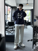 heyzer semi wide banding pants
