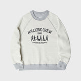WALKING CREW REVERSIBLE SWEATSHIRT (GREY) (6604048466038)