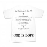 GOD IS DOPE SS TEE - WHITE (6635552309366)