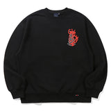 GIVE LOVE SWEAT SHIRT_BLACK (6687850299510)