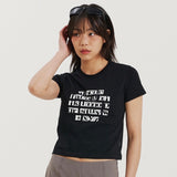 ミッドストクロップTシャツ / MIDST FACO CROP TEE BLACK