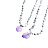 アメジストネックレス / Natural Amethyst Necklace(handmade) (4624880369782)