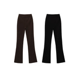 [MADE] Elle Ribbed Bootcut Banding Pants