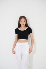 BクロップTシャツ/B Crop TEE(9245)