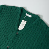 キッツツイストブレッドボタンカーディガン / Kitts Twisted Bread Button Cardigan (9 colors)