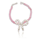 パールリボンブレスレット / [925 SILVER] Pearl Ribbon Bracelet