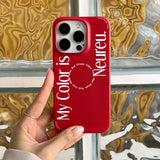 マイカラーケース / My Color Case (Red Slim Hard)