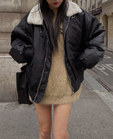 (UNISEX)フェルトクロップオーバームトン