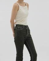 カラードウブーツカットパンツ/no.2378 color dough bootcut pants (4color)