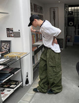 エンジニアバルーンカーゴバンディングパンツ/No.0185 engineer balloon cago banding PT (3color)