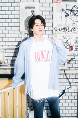 コラボレーションTシャツ（瀬川晋太郎様デザイン参加）BXW × RDVZ Collaboration T - WHITE