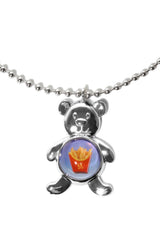 TEDDY ATE FRIES YESTERDAY NECKLACE