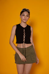 カーゴミニスカート/CARGO MINI SKIRT