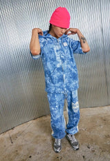 ハートジョガーパンツ/heart jogger pants_ light blue