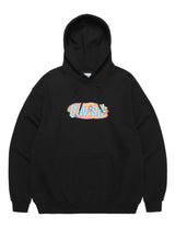 ウェービーロゴフーディー/WAVY LOGO HOODIE BLACK(CV2CFUM407A)