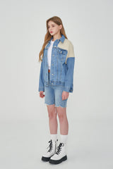 ニットデニムジャケット/ KNIT DENIM JACKET [6673]