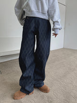 ダイヤモンドデニムパンツ / no.3014 Diamond Denim Pants
