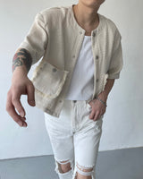 スナップツイードジャケット / TAP Snap Tweed Jacket (2 colors)