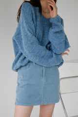 アルパカVネックニット / Alpaca V-neck Knit (6color)