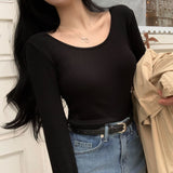 [BELLIDE MADE] スウィングリブクロップド長袖Tシャツ