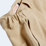 ワイドフィットワンタックパンツ/DAMP WIDE FIT ONE TUCK PANTS_BEIGE