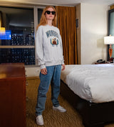 Bear salmon sweat-shirt [melange] (4582474678390)