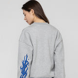 Elbow Flame Smile Sweatshirt