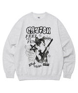 MEGA CYCLONE SWEATSHIRT LIGHT GREY(CV2DFUM442A)
