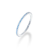 [S925]１㎜テニスリング/[S925] 1MM Sky Tennis Rilng (silver)