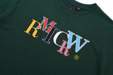 レインボーロゴTシャツ/RAINBOW LOGO TEE SHIRT_GREEN