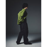 カーターダイアゴナルジップパラシュートパンツ / CARTER DIAGONAL ZIP PARASHUTE PANTS_BK