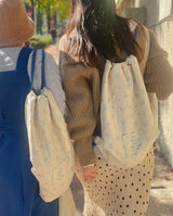 Istampa floral string backpack