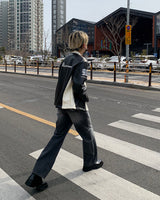 TR2445 ドミンゴデニム / TR2445 Domingo Black Blue Denim (XS–L)