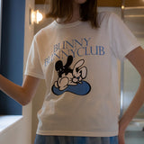 バニークラブTシャツ / BUNNY CLUB TEE_WHITE