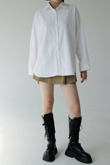 ピーチボクシーシャツ/Peach Boxy Shirt (4color)