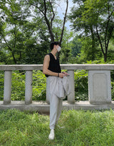 Perfect Linen V Neck Vest (4color) (6579675332726)