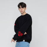 [UNISEX]マルチライフロゴハートスウェットシャツ