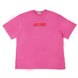 ニューウェーブ 1/2 Tシャツ / NEW WAVE 1/2 T SHIRT (PINK)