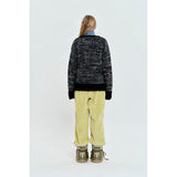 CHERRY TEXTURE LOOSE FIT KNIT [BLACK]