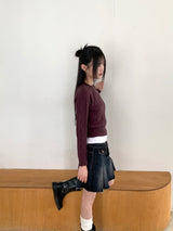 Michell Deep Twisted Cable Round Knit
